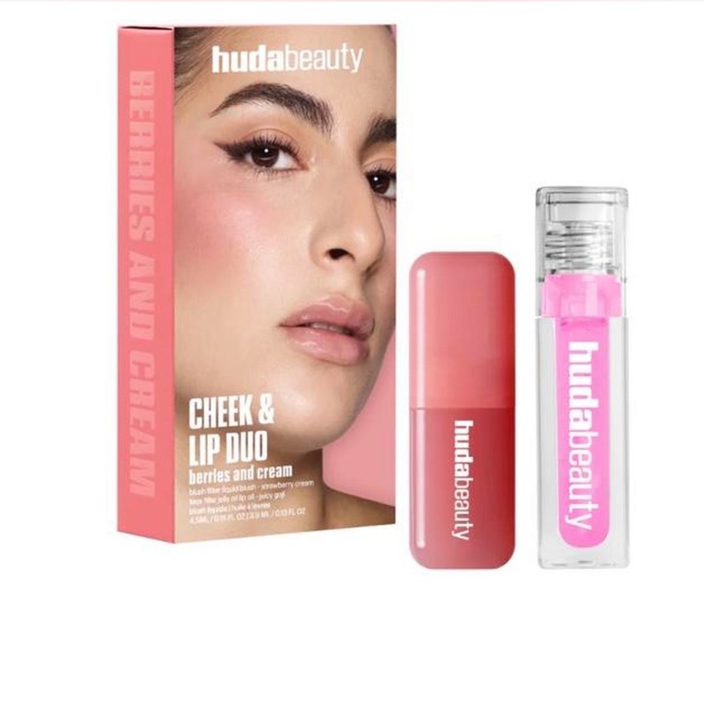 HUDA BEAUTY Cheek & Lip Duo - Pink Delight